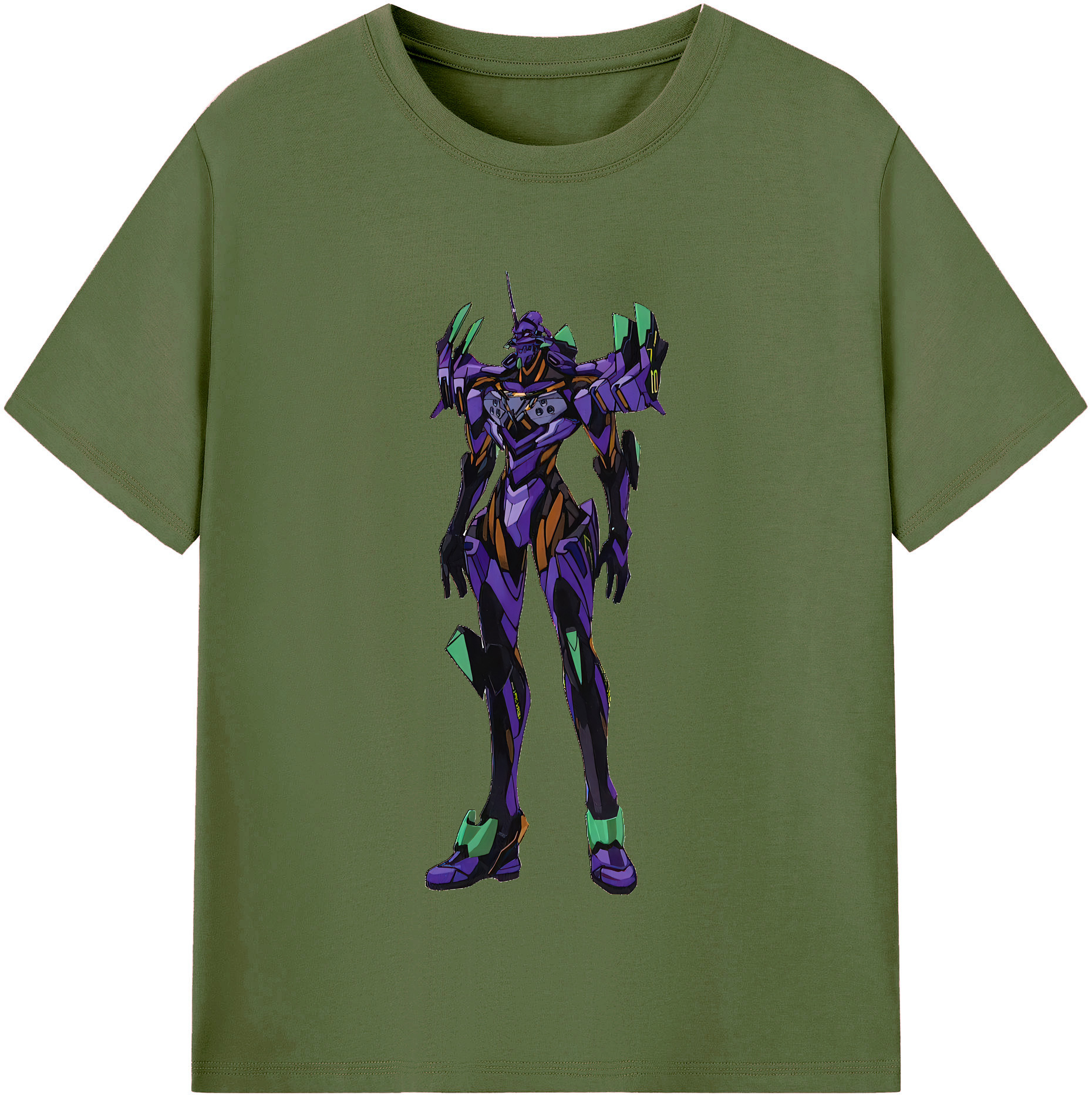 （画像用） EVA 新世紀エヴァンゲリオン 綿100％半袖Tシャツ（フロントプリント）
